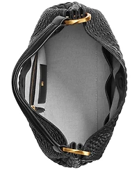 Donna Karan New York Glenwood Quilted Croc Shoulder with Tassel Detail