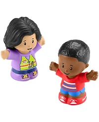 Fisher-Price Little People School Bus Musical Toddler Toy Vehicle with 2 Figures