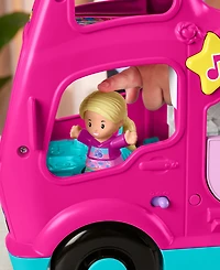 Fisher-Price Little People Barbie Little Dreamcamper Rv Playset with Music, Lights and 2 Figures