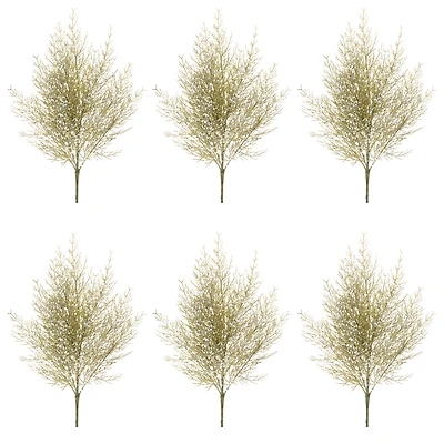 Slickblue Set of 6 Cedar Sprays – Perfect for Winter and Holiday Decorations