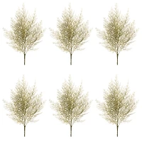 Slickblue Set of 6 Cedar Sprays – Perfect for Winter and Holiday Decorations