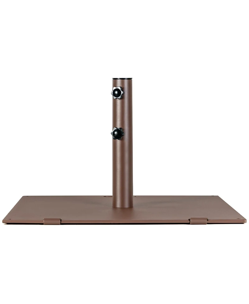 Givimo 50 Lbs Weighted 24 Inch Square Patio Umbrella Base