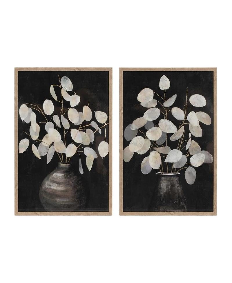Slickblue Eucalyptus Print for Fresh Wall Art and Natural Home Decor (Set of 2)