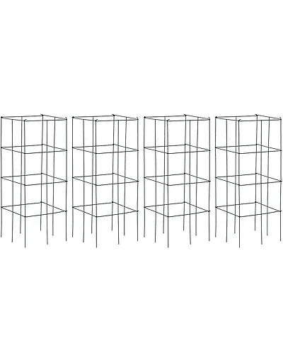 Vebreda 4 Pack Garden Trellis for Climbing Plants for Flower Vegetable