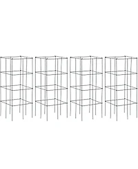 Vebreda 4 Pack Garden Trellis for Climbing Plants for Flower Vegetable