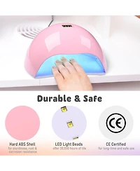 Byootique Uv Led Nail Lamp 135W Gel Polish Dry Curing Light Nail Lamp Dryer Gel Polish Light For Salon Home Nail Salon Beauty