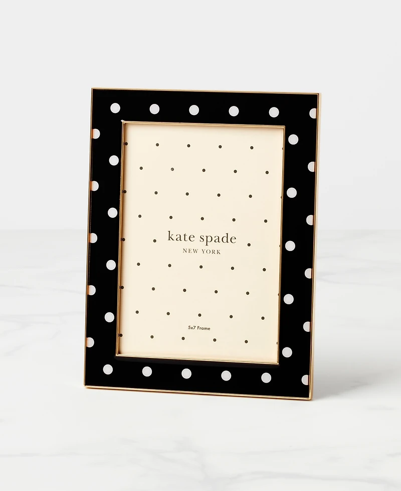 kate spade new york Sitting Pretty Dot Frame, 5"x 7"