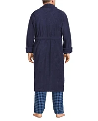 Lands' End Big & Tall Calf Length Turkish Terry Robe