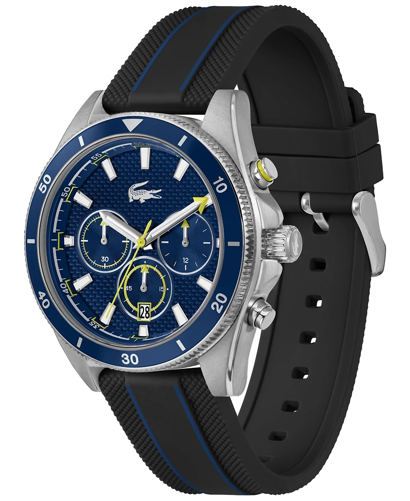 Lacoste Men's Mainsail Blue Silicone Watch 43mm