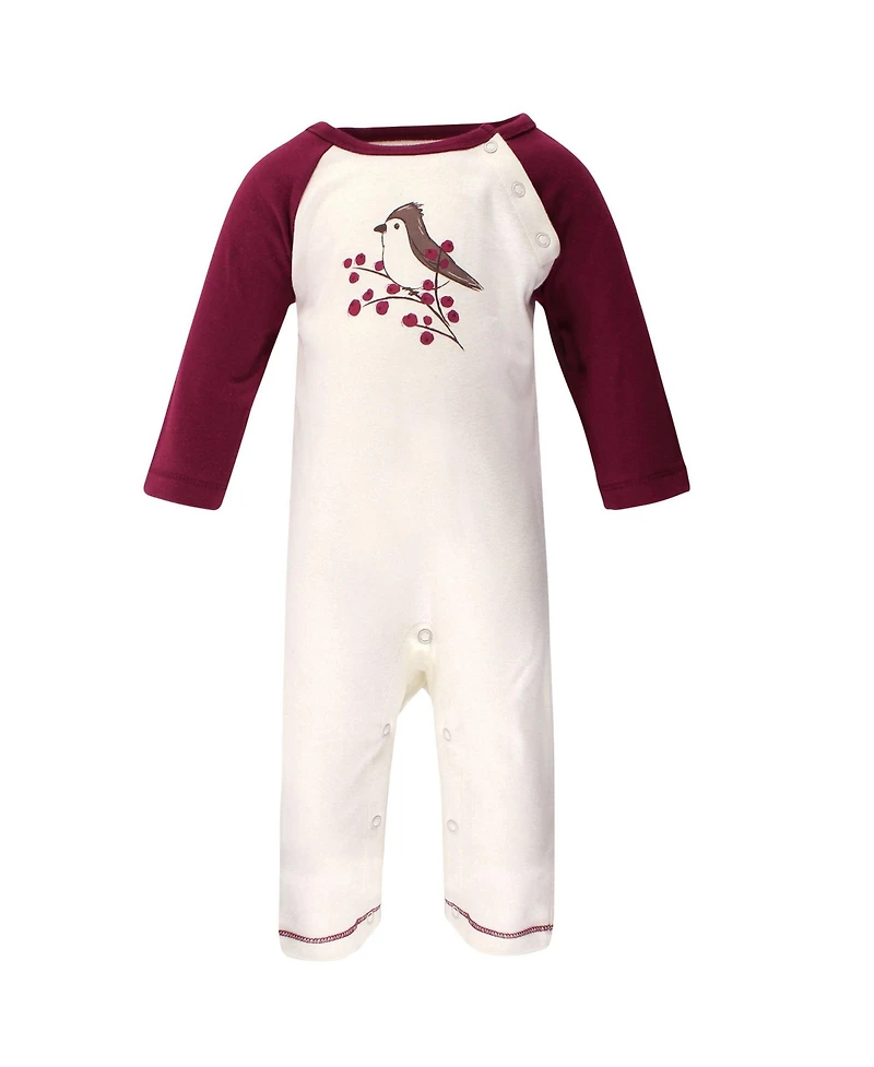 Touched by Nature Baby Girls 3Pk Natural Coverall