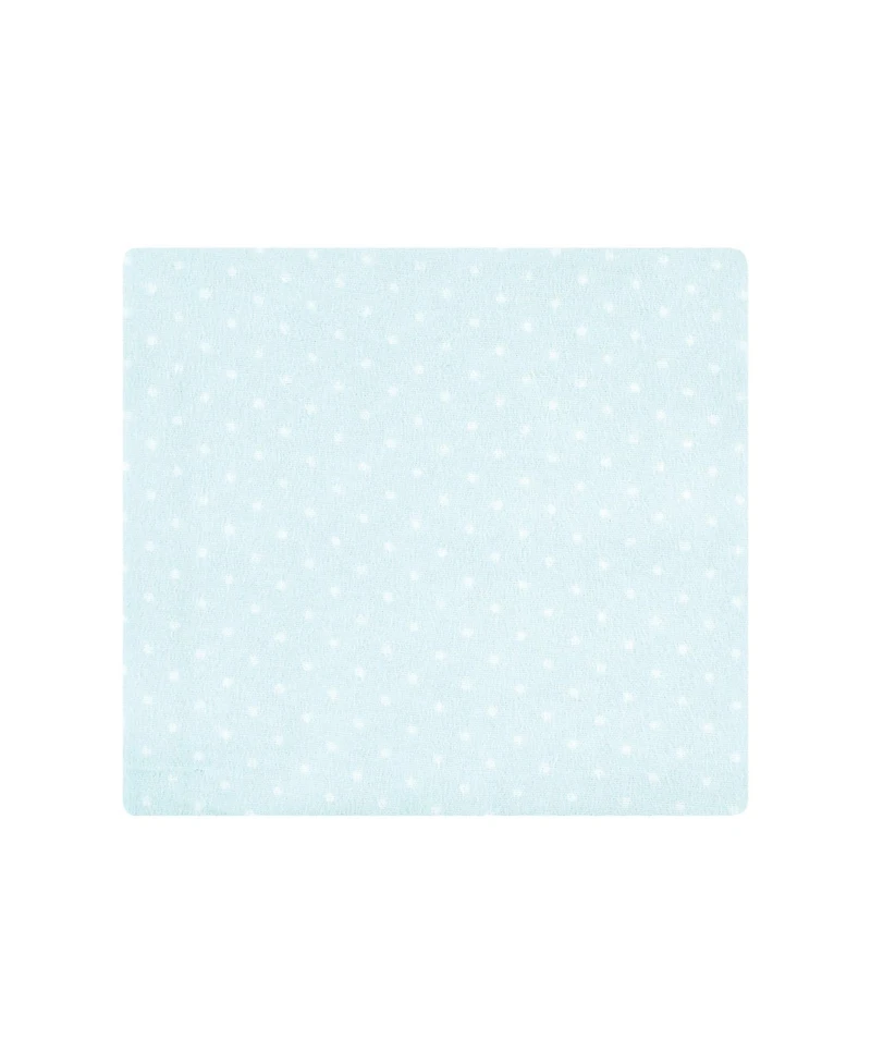 Hudson Baby Girls Seven-Piece Cotton-Poly Flannel Infant Swaddles & Wraps