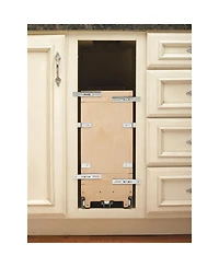 Rev-a-Shelf 8" Pull Out Cabinet Organizer, Ball Bearing Soft-Close 447-bcbbsc-8C