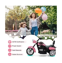 6V Powered Toddler 3-Wheel Motorbike Ride On Toy with Horn and Headlight