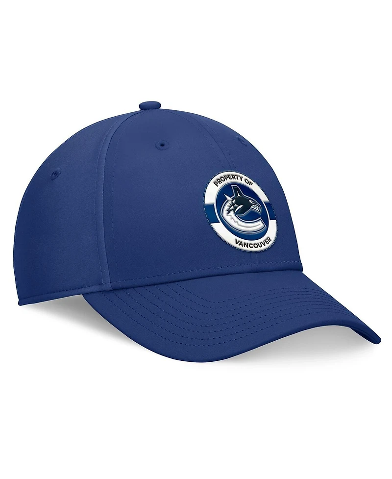 Fanatics Men's Blue Vancouver Canucks Authentic Pro Training Camp Flex Hat
