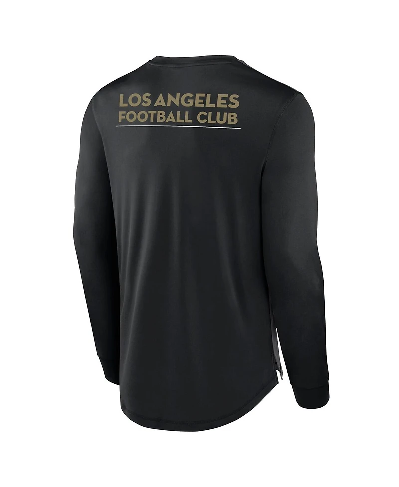 Fanatics Men's Black Lafc Mid Goal Long Sleeve T-Shirt