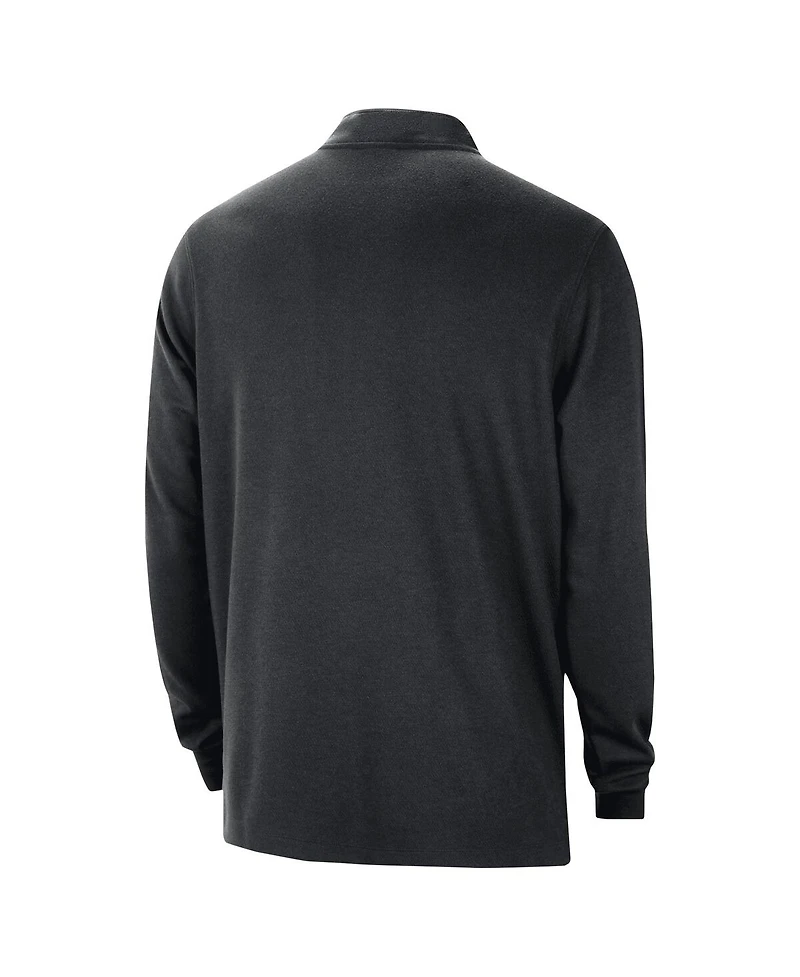 Nike Men's Black Milwaukee Bucks 2024/25 Courtside Performance Half-Zip Top