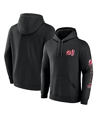 Fanatics Men's Black New Jersey Devils Revolution Pullover Hoodie