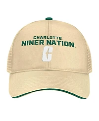 Colosseum Men's Gold Charlotte 49ers Wyatt Adjustable Hat