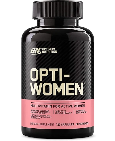 Optimum Nutrition Optimum Nutrition, Opti-Women Multivitamin for Active Women, 120 Capsules, 60 Servings