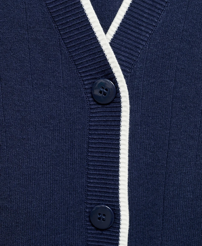 Mango Women's Contrasting Finish Cardigan
