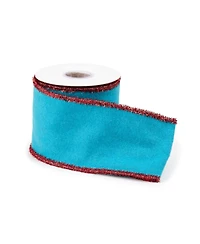 Slickblue Set of 2 Wired Wool Ribbons – Elegant and Durable for Crafting and Decorating