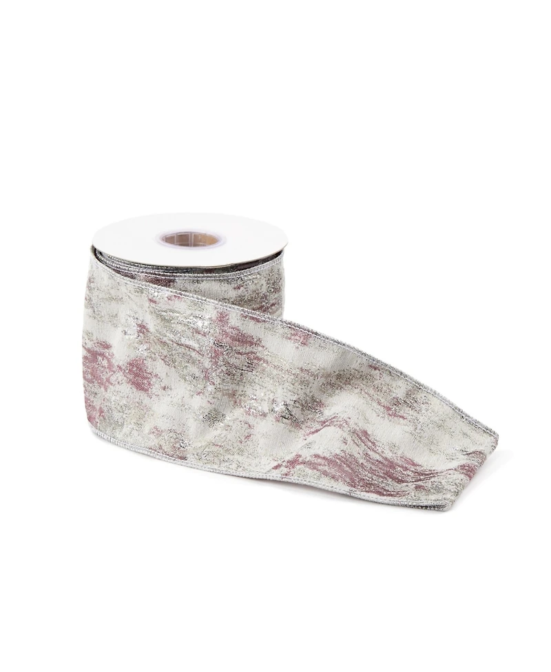 Slickblue Set of 2 Wired Polyester Ribbons – Perfect for Holiday and Home Decor