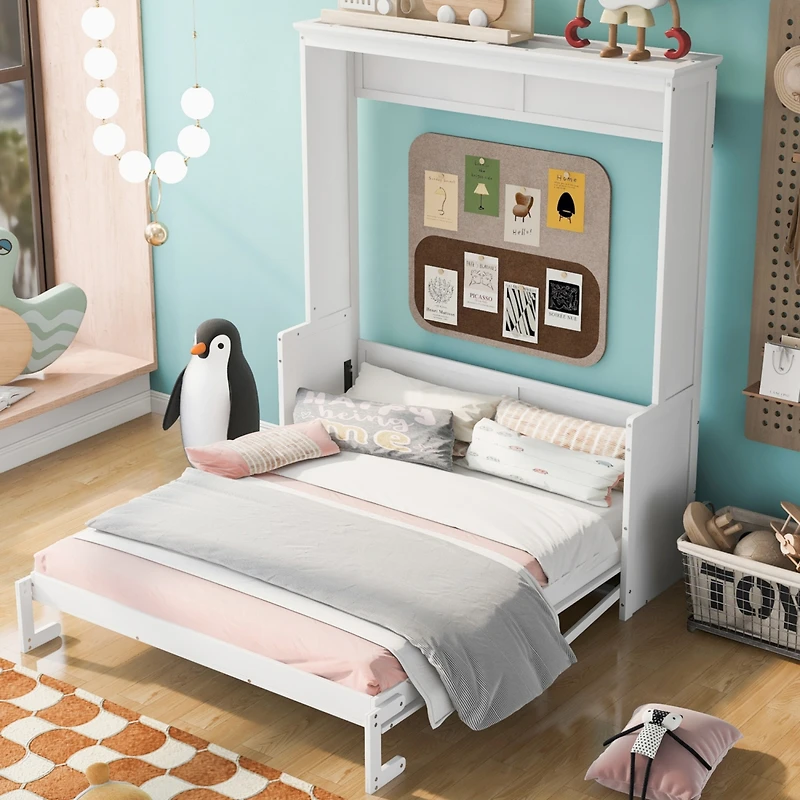 Streamdale Queen Murphy Bed With A Shelf