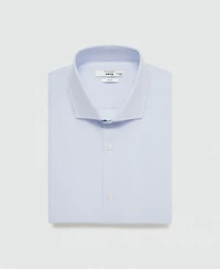 Mango Men's Twill Pinstripe Dress Shirt
