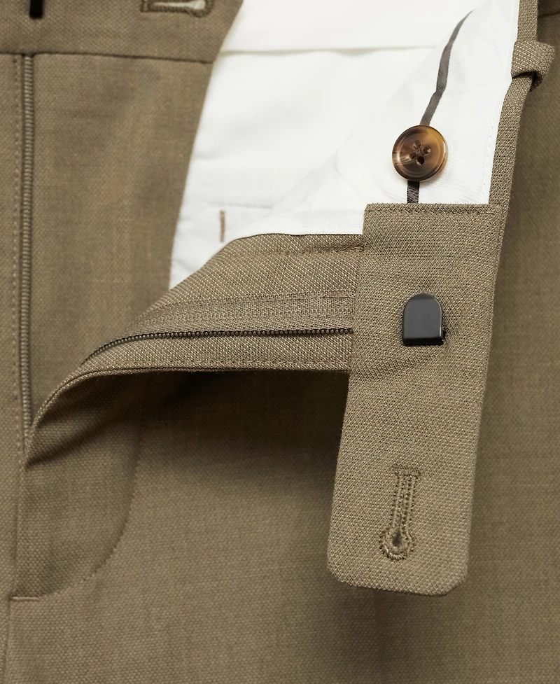 Mango Men's Stretch Fabric Suit Pants