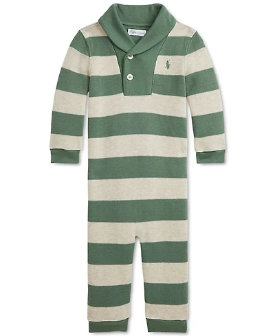 Polo Ralph Lauren Baby Cotton Striped Coverall