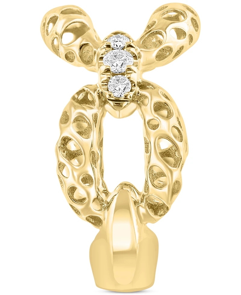 Effy Diamond Openwork Knot Statement Ring (1/5 ct. t.w.) in 14k Gold