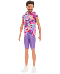 Barbie Fashionistas 65th Anniversary Ken Doll 227, Brunette Fashion Doll with Totally Hair-Inspired Look