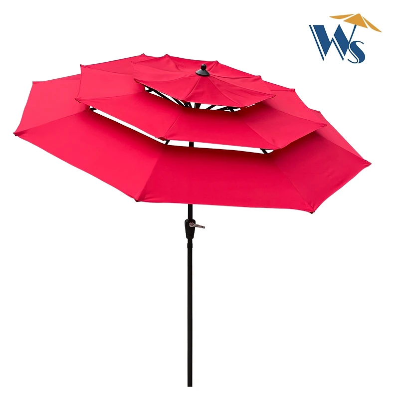 Streamdale 9ft Patio Umbrella with Tilt, Crank, & Vents