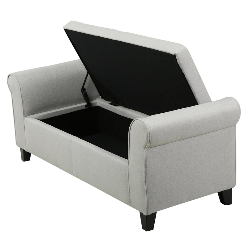 Simplie Fun Contemporary Storage Ottoman Perfect for Small Spaces, Ample Storage, Comfort, and Style