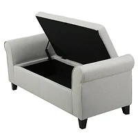 Simplie Fun Contemporary Storage Ottoman Perfect for Small Spaces, Ample Storage, Comfort, and Style
