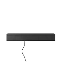 Streamdale Floating Led Tv Shelf with Outlet