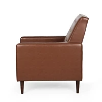 Streamdale Mid-Century Recliner with Waffle Stich Upholstery