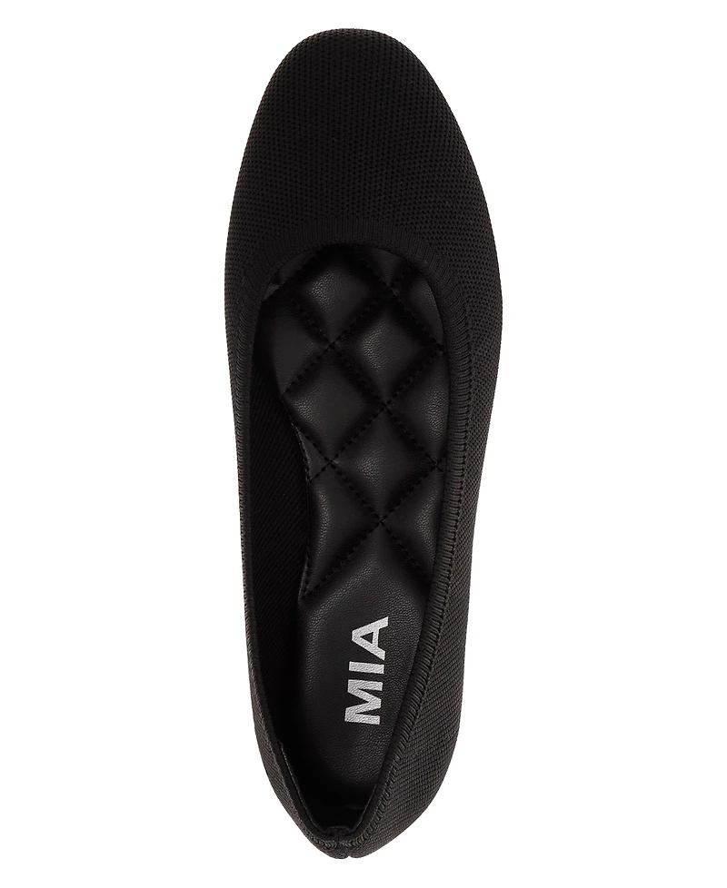Mia Women's Brendy Knit Ballet Flats