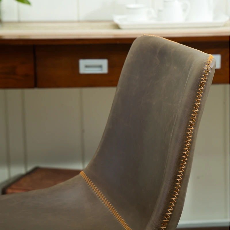 Streamdale Furniture 5-Piece Round Dining Set, Trestle Dining Table with 4 Stylish Chairs