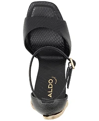 Aldo Women's Medusa Two-Piece Snake Stiletto Sandals