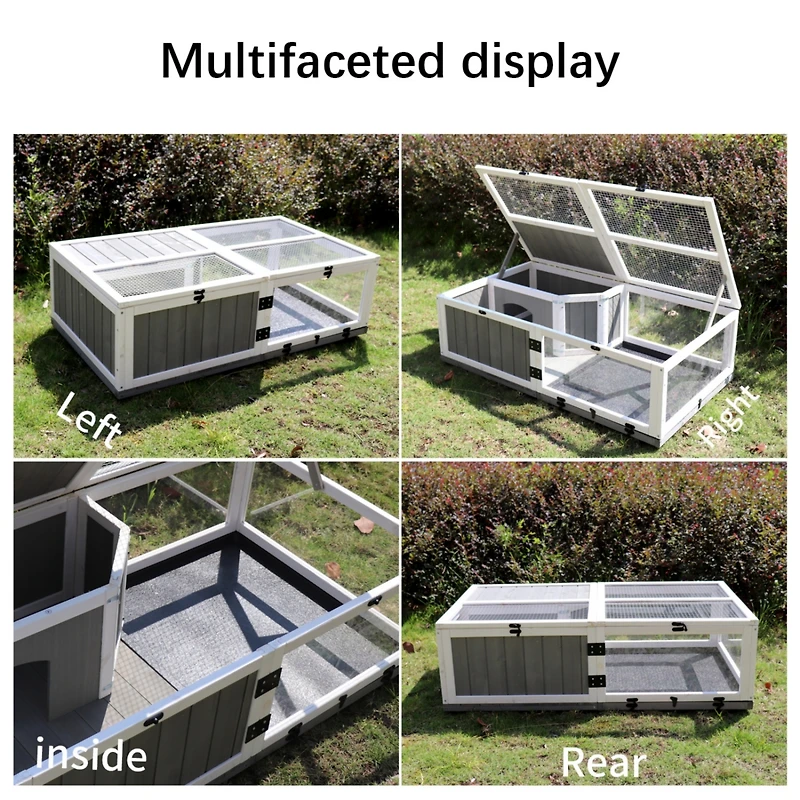Streamdale Wooden Tortoise House for Indoor/Outdoor Small Animals