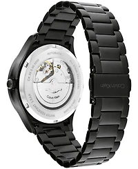 Calvin Klein Unisex Iconic Automatic Black Stainless Steel Bracelet Watch 40mm