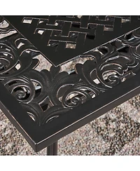 Streamdale Furniture Phoenix Expandable Aluminum Dining Table