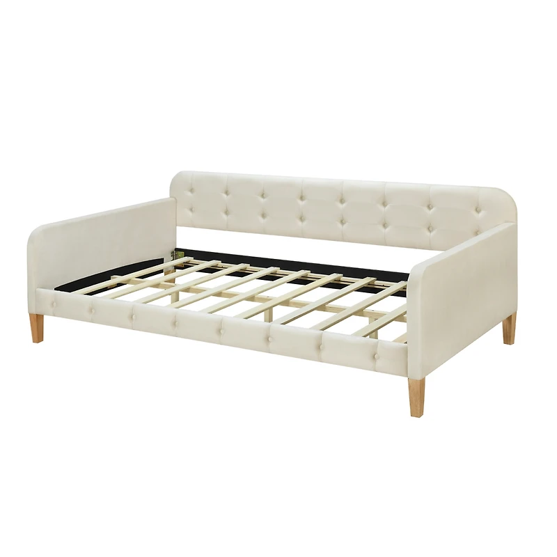 Streamdale Twin Size Upholstered Daybed With 4 Support Legs
