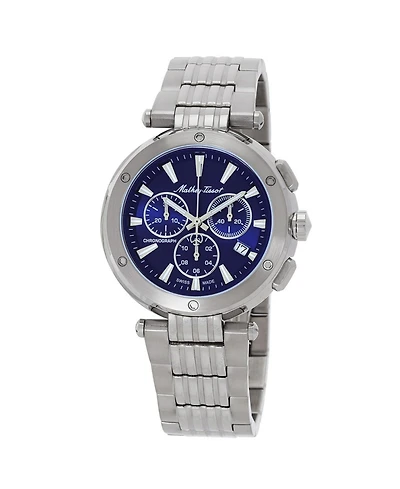 Mathey Tissot Men's Neptune Chrono Blue Dial Watch - H912CHABU
