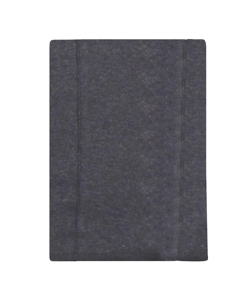 Touched by Nature Unisex Baby Organic Cotton Burp Cloths 7pk, Gray Woodland, One