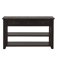 Streamdale 48" Solid Wood Console Table with 3 Drawers