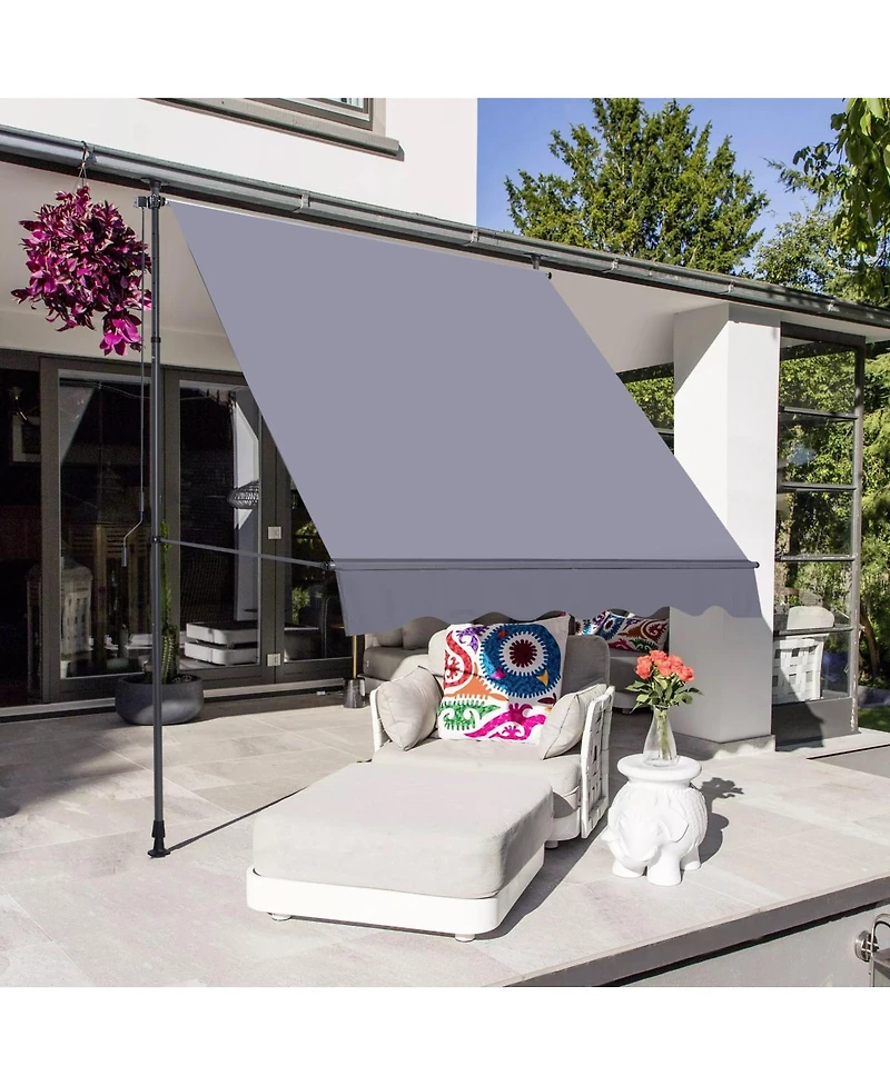 Streamdale Adjustable Retractable Awning with Uv Protection
