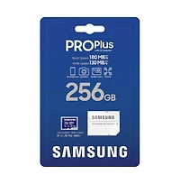 Samsung 256GB Pro Plus and Adapter MicroSDXC Memory Card