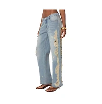 Edikted Distressed Sides washed jeans